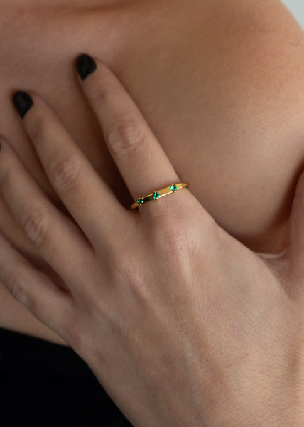 Gleam Handmade Ring Gold Color