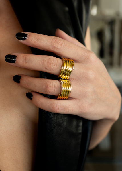 Roda Handmade Ring Gold Color