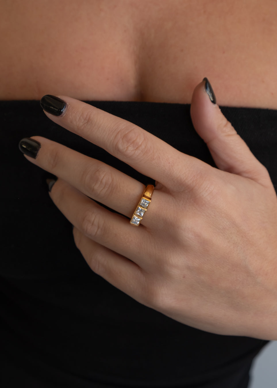Charlotte Handmade Ring Gold Color