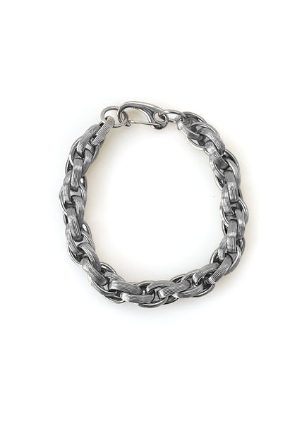 Rob Chain Bracelet Silver
