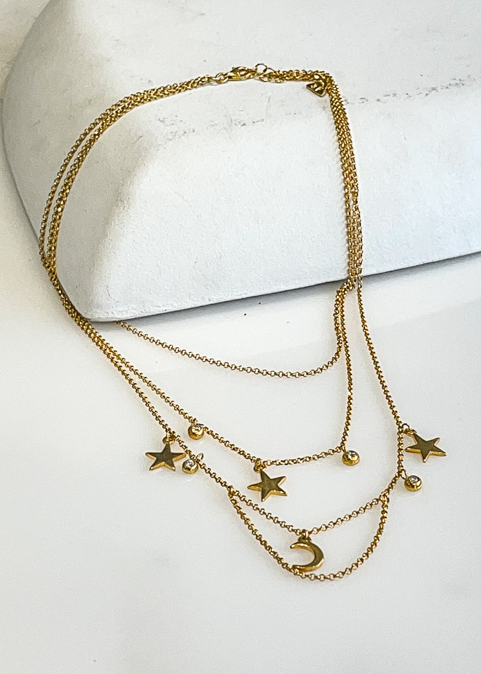 Celestia Handmade Necklace Gold