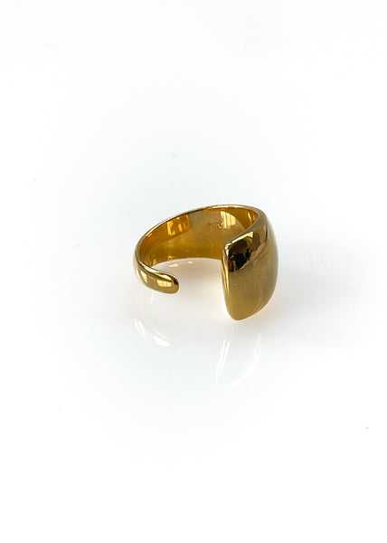 Half Gadi Handmade Ring Gold