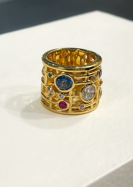 Kenobi Handmade Ring Gold