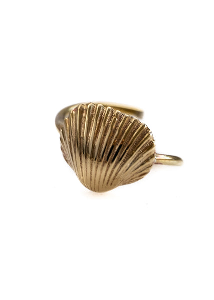 Seashell Ring-Gold